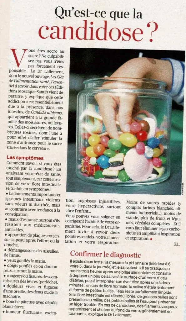 Photo tv magazine bien public candidose