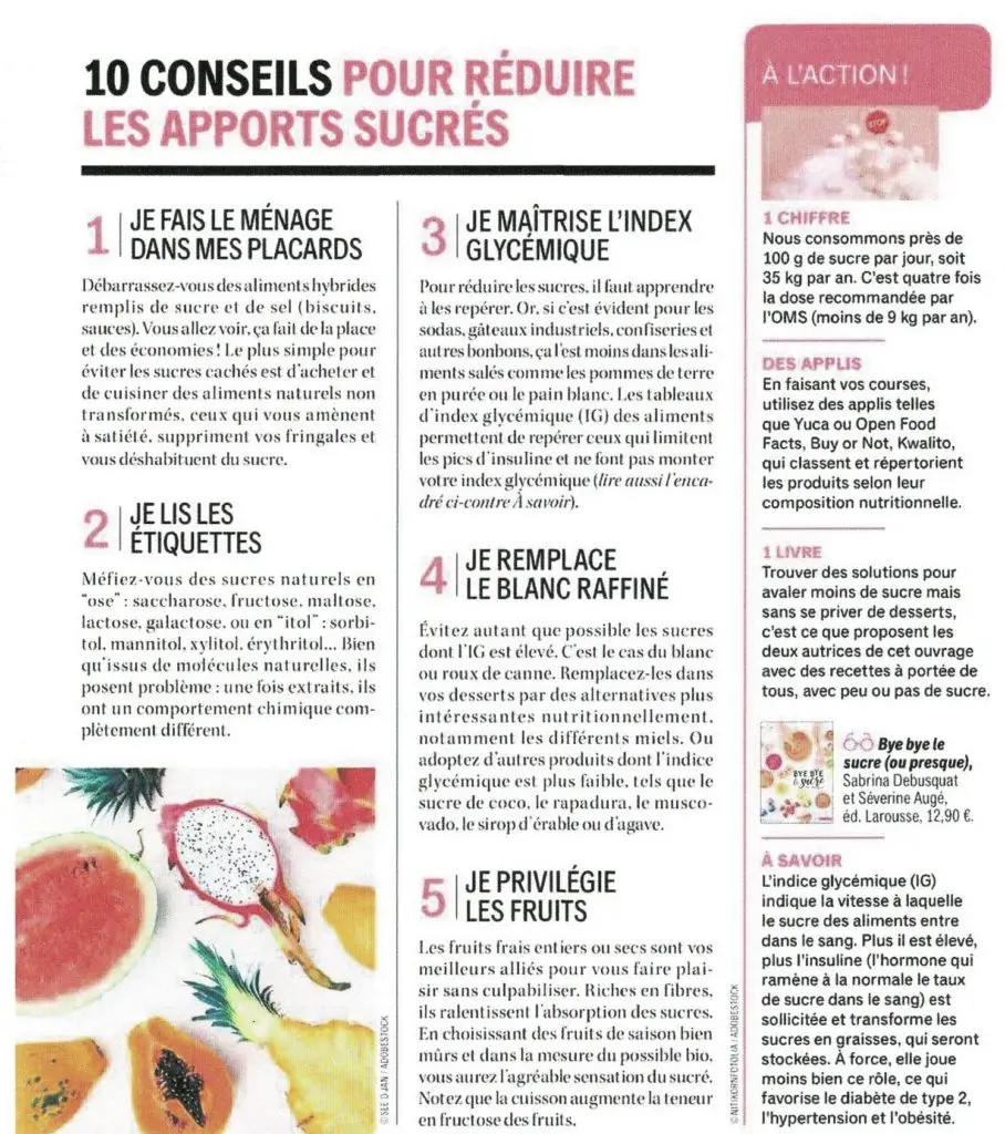 Magazine pleine vie sucre addiction dr lallement michel cesam
